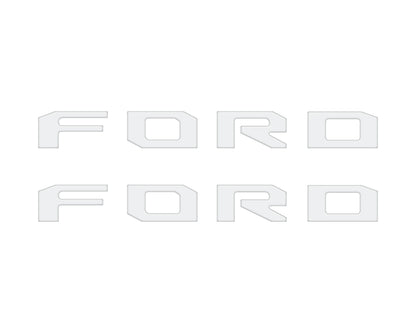 Running Board Letters Fits 2023-2027 Ford Super Duty & F-150 Crew Cab