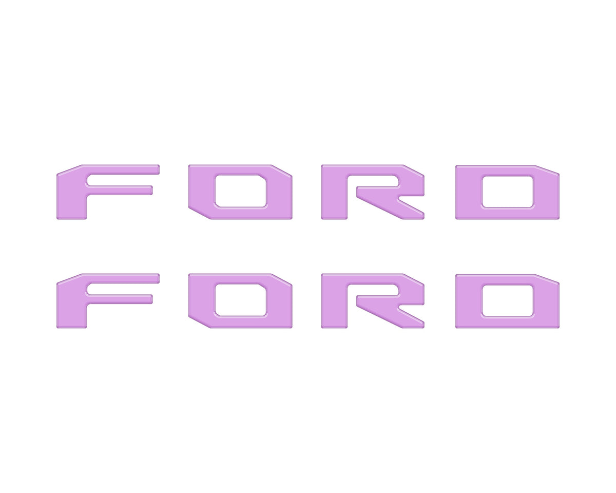 Running Board Letters Fits 2023-2027 Ford Super Duty & F-150 Crew Cab