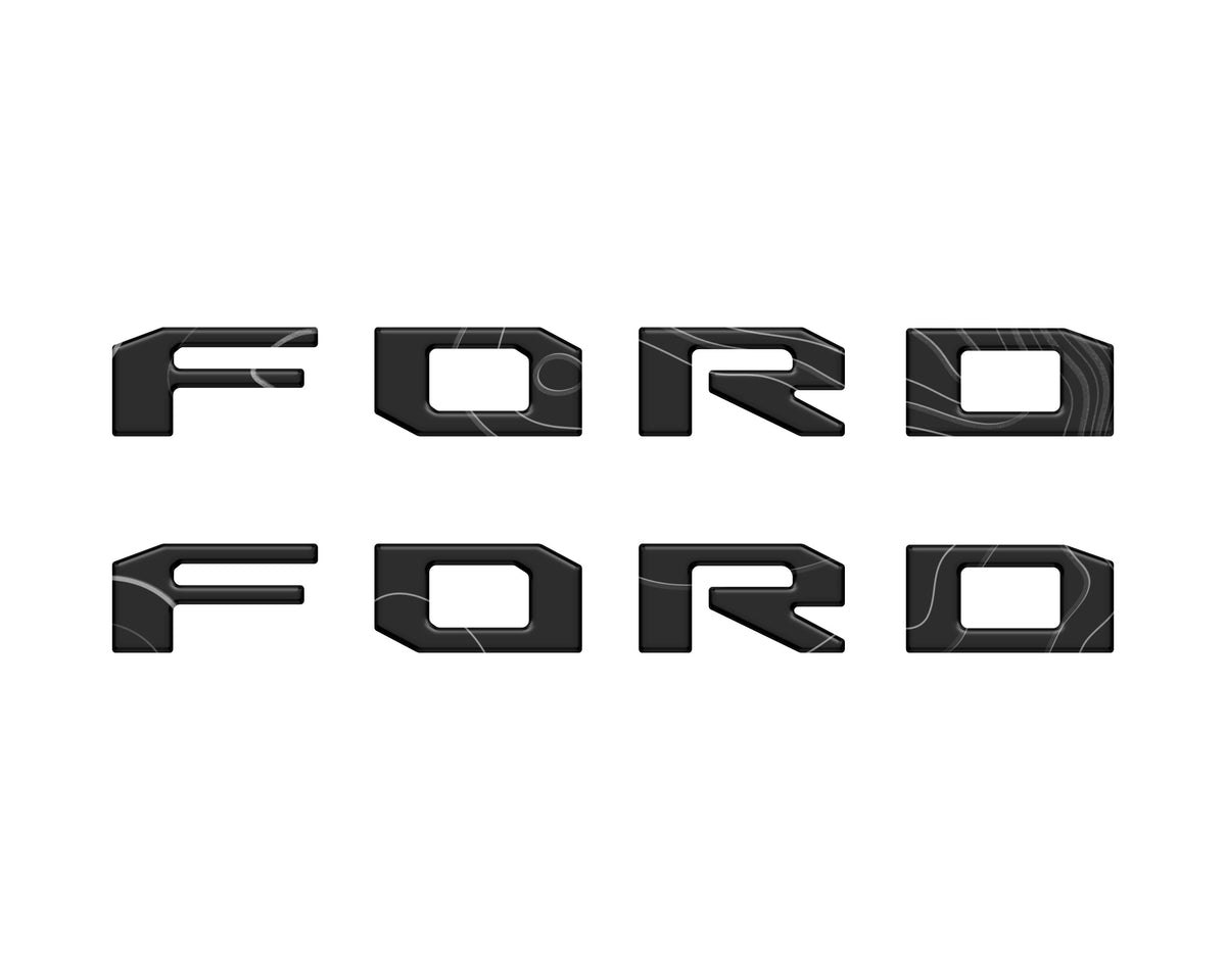 Running Board Letters Fits 2023-2027 Ford Super Duty & F-150 Crew Cab