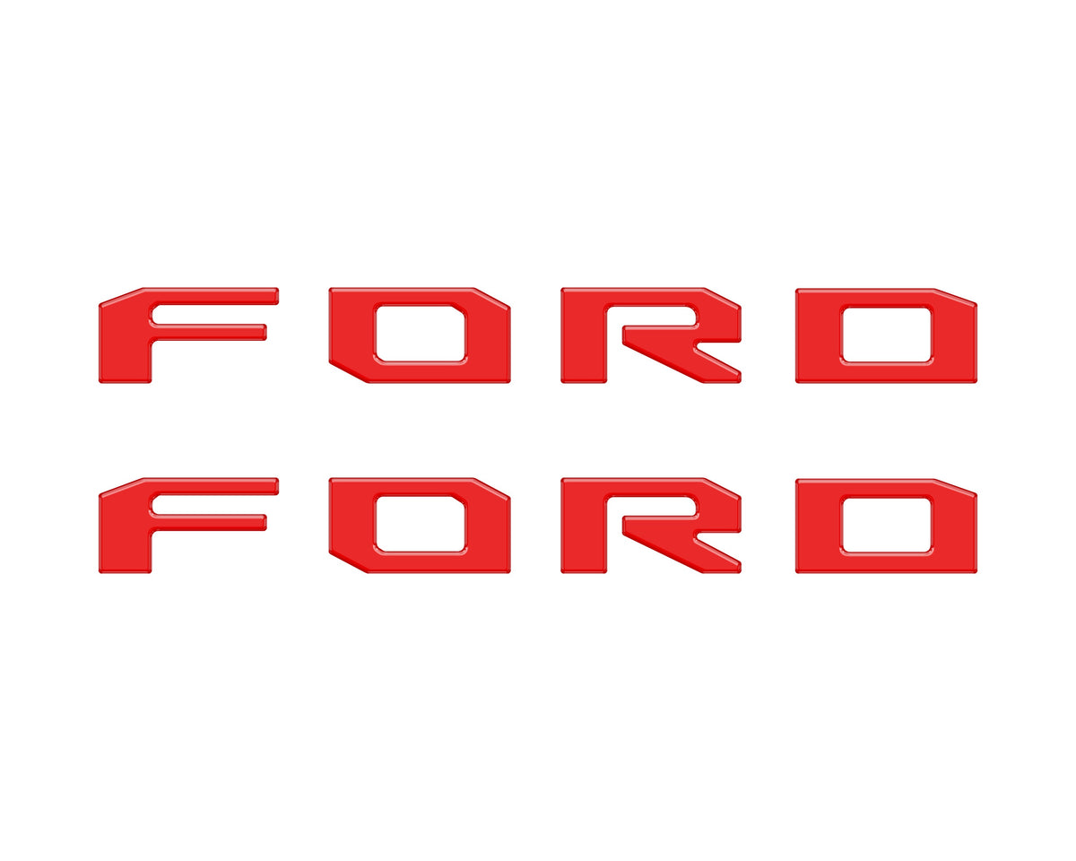 Running Board Letters Fits 2023-2027 Ford Super Duty & F-150 Crew Cab