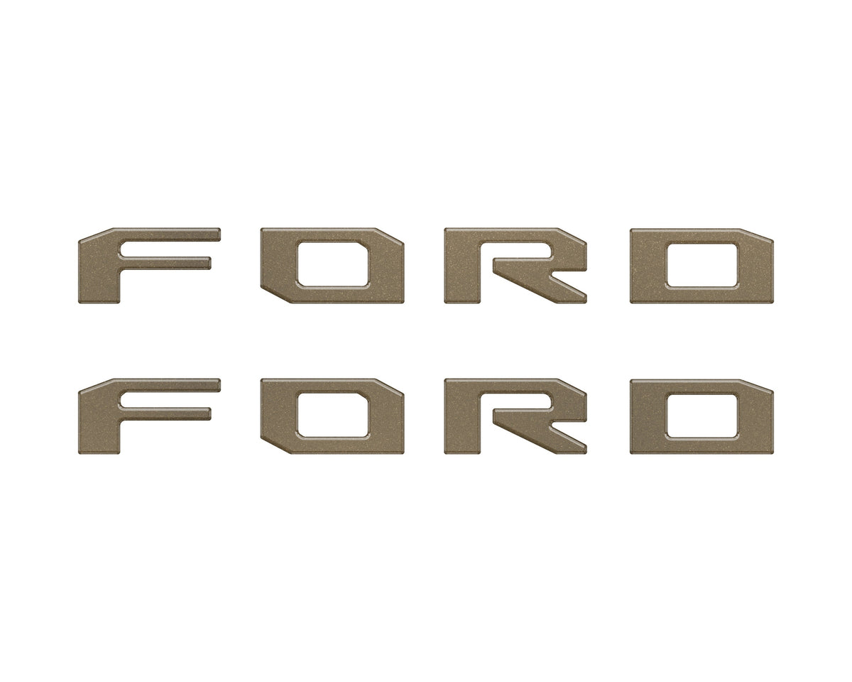 Running Board Letters Fits 2023-2027 Ford Super Duty & F-150 Crew Cab