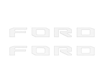Running Board Letters Fits 2023-2027 Ford Super Duty & F-150 Crew Cab