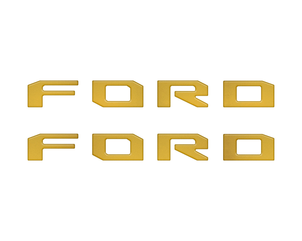 Running Board Letters Fits 2023-2027 Ford Super Duty & F-150 Crew Cab