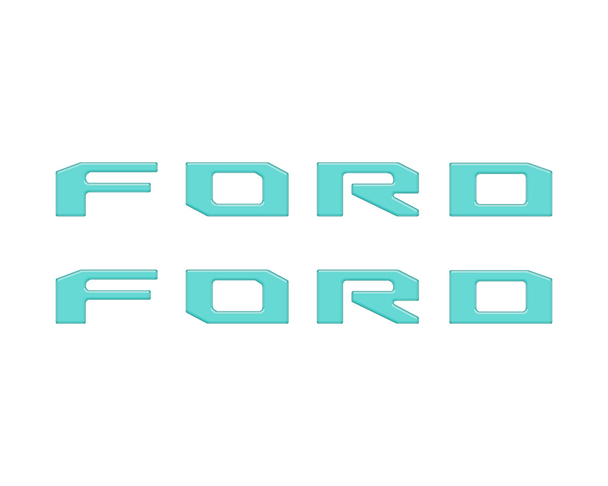 Running Board Letters Fits 2023-2027 Ford Super Duty & F-150 Crew Cab