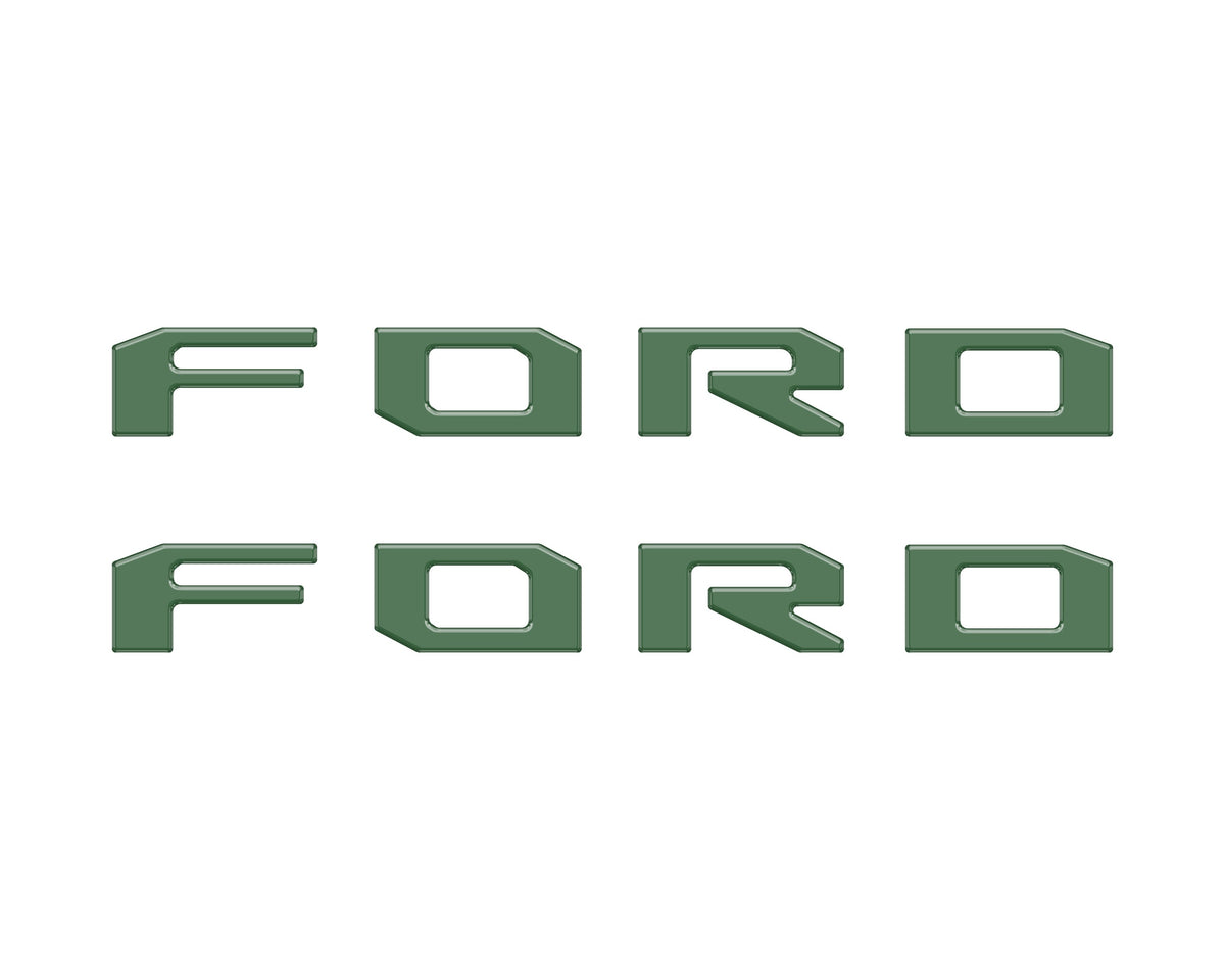 Running Board Letters Fits 2023-2027 Ford Super Duty & F-150 Crew Cab
