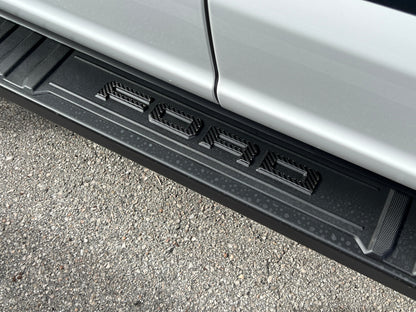 Running Board Letters Fits 2023-2027 Ford Super Duty & F-150 Crew Cab