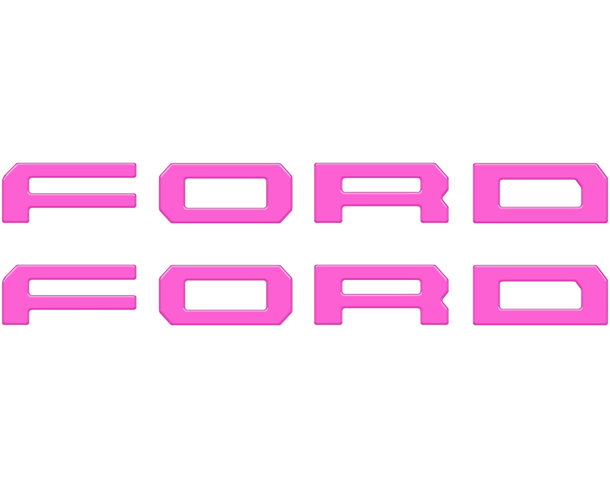 Running Board Letters Fits 2023-2027 Ford Super Duty & F-150 Crew Cab
