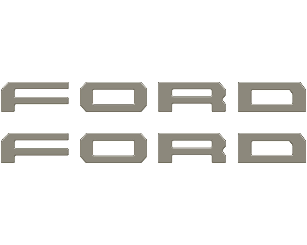 Running Board Letters Fits 2023-2027 Ford Super Duty & F-150 Crew Cab