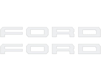 Running Board Letters Fits 2023-2027 Ford Super Duty & F-150 Crew Cab