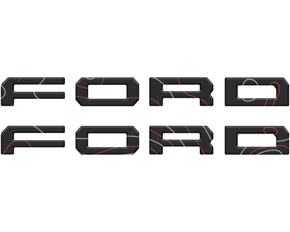 Running Board Letters Fits 2023-2027 Ford Super Duty & F-150 Crew Cab