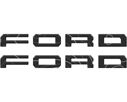 Running Board Letters Fits 2023-2027 Ford Super Duty & F-150 Crew Cab
