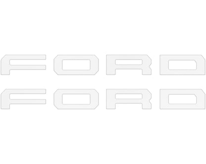 Running Board Letters Fits 2023-2027 Ford Super Duty & F-150 Crew Cab