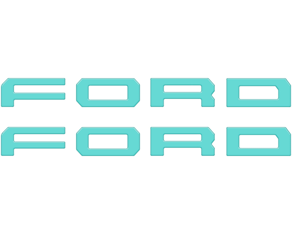 Running Board Letters Fits 2023-2027 Ford Super Duty & F-150 Crew Cab
