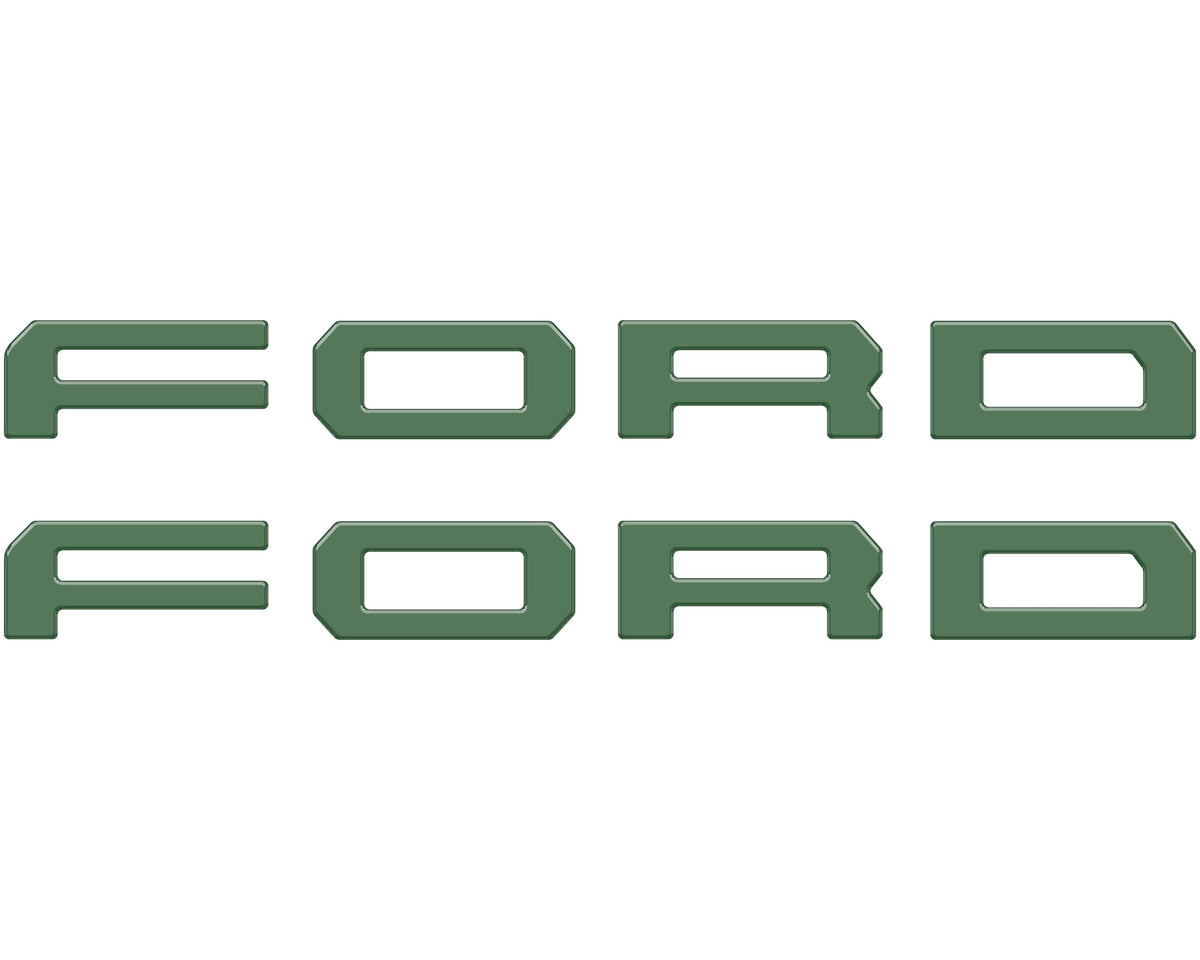 Running Board Letters Fits 2023-2027 Ford Super Duty & F-150 Crew Cab