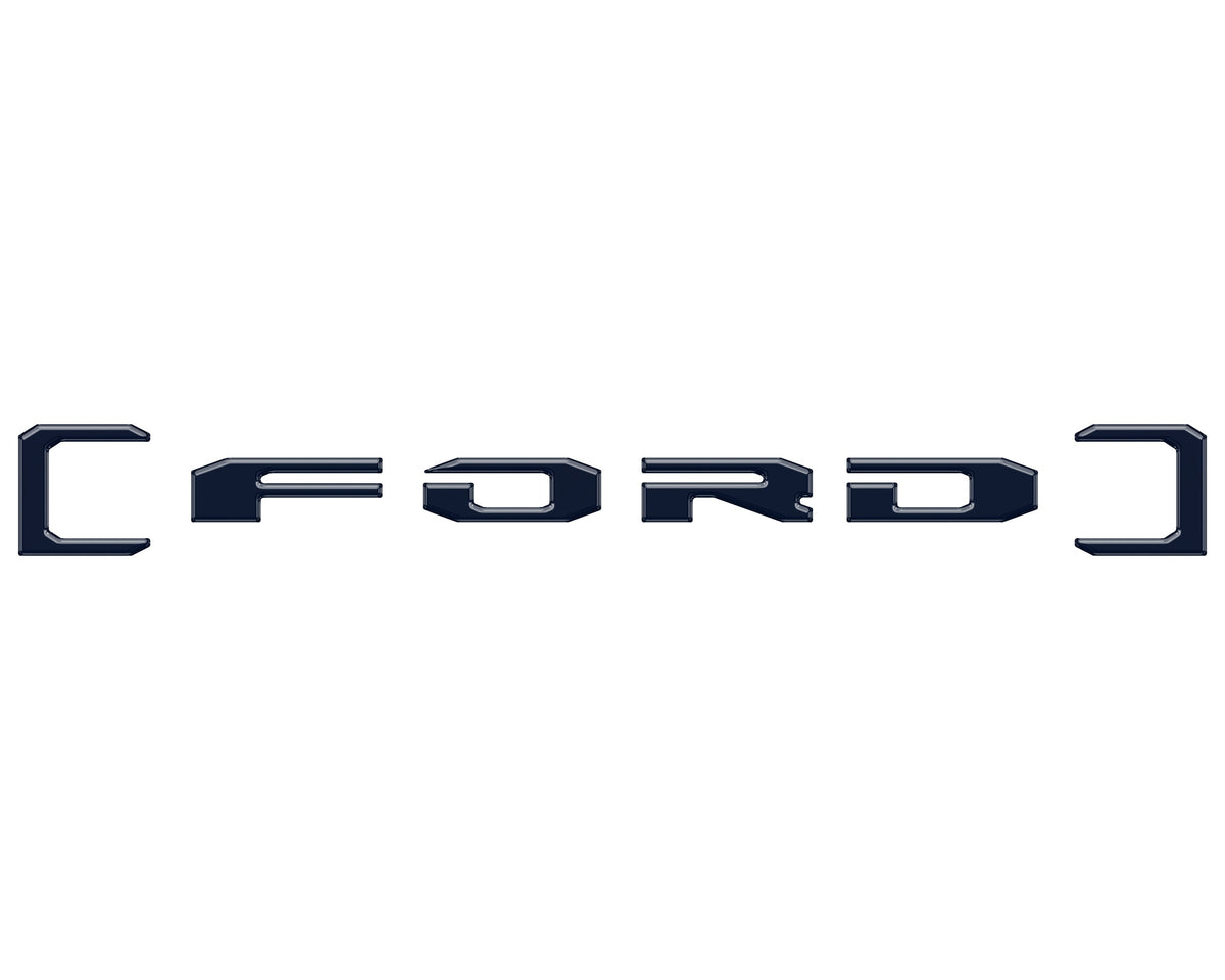 Upper Glove Box Letter Overlays Fits 2023-2027 Ford Super Duty