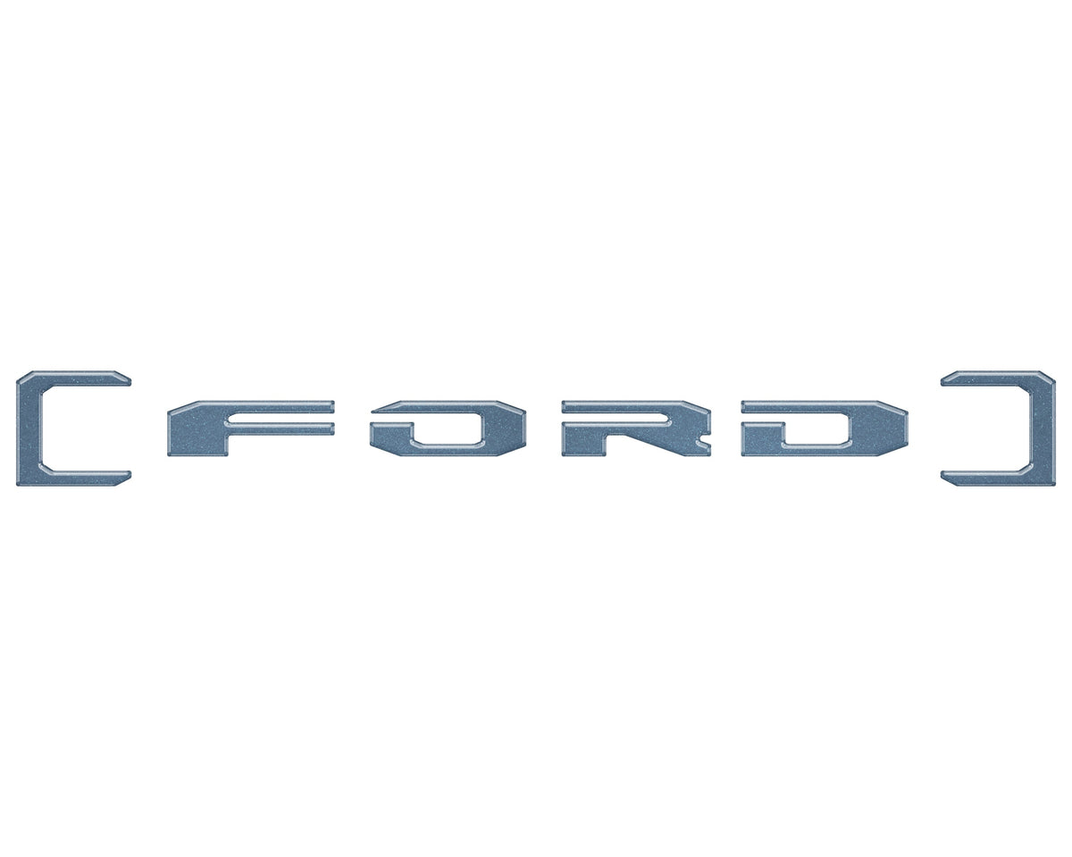 Upper Glove Box Letter Overlays Fits 2023-2027 Ford Super Duty