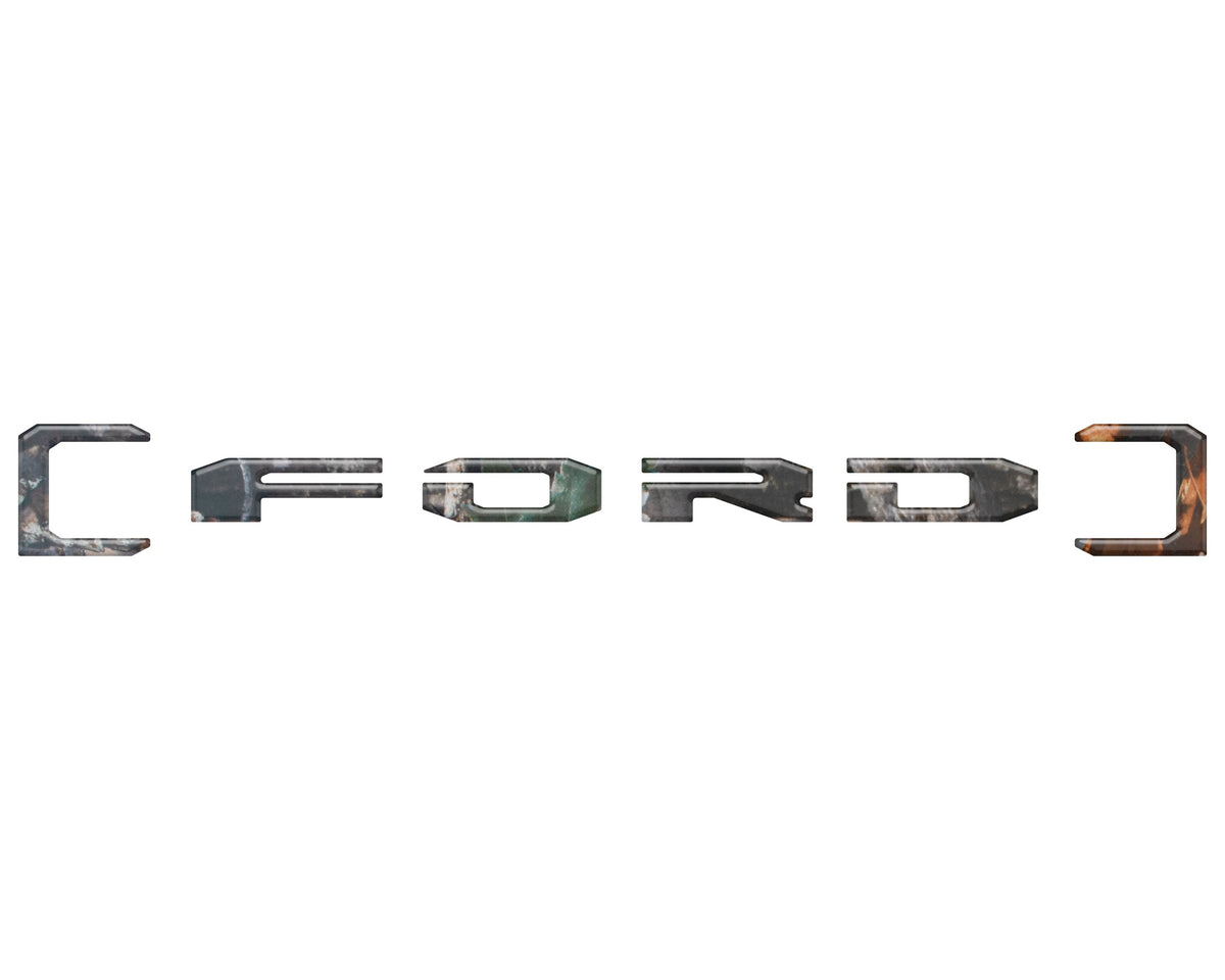 Upper Glove Box Letter Overlays Fits 2023-2027 Ford Super Duty