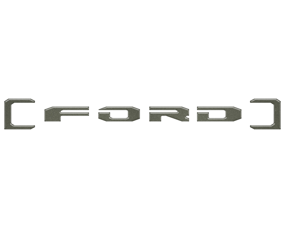 Upper Glove Box Letter Overlays Fits 2023-2027 Ford Super Duty