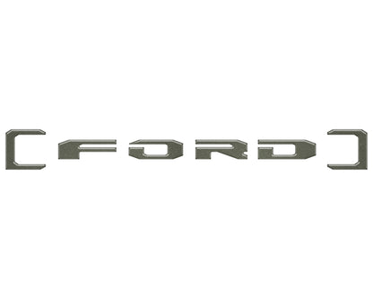 Upper Glove Box Letter Overlays Fits 2023-2027 Ford Super Duty