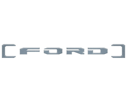 Upper Glove Box Letter Overlays Fits 2023-2027 Ford Super Duty