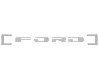 Upper Glove Box Letter Overlays Fits 2023-2027 Ford Super Duty
