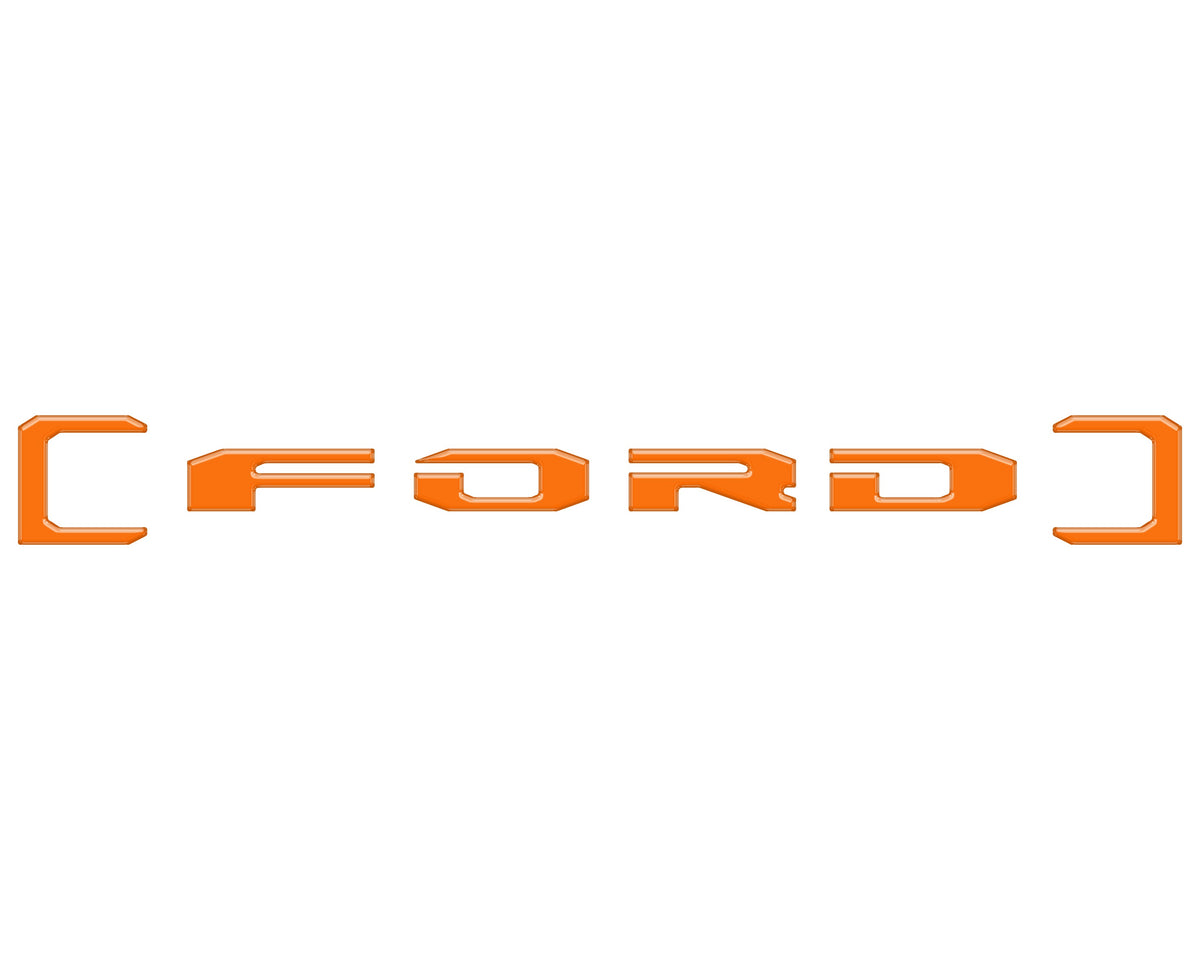 Upper Glove Box Letter Overlays Fits 2023-2027 Ford Super Duty