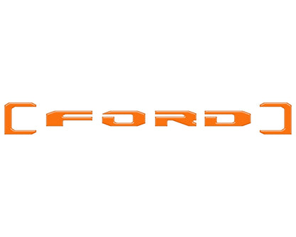 Upper Glove Box Letter Overlays Fits 2023-2027 Ford Super Duty