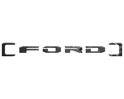 Upper Glove Box Letter Overlays Fits 2023-2027 Ford Super Duty