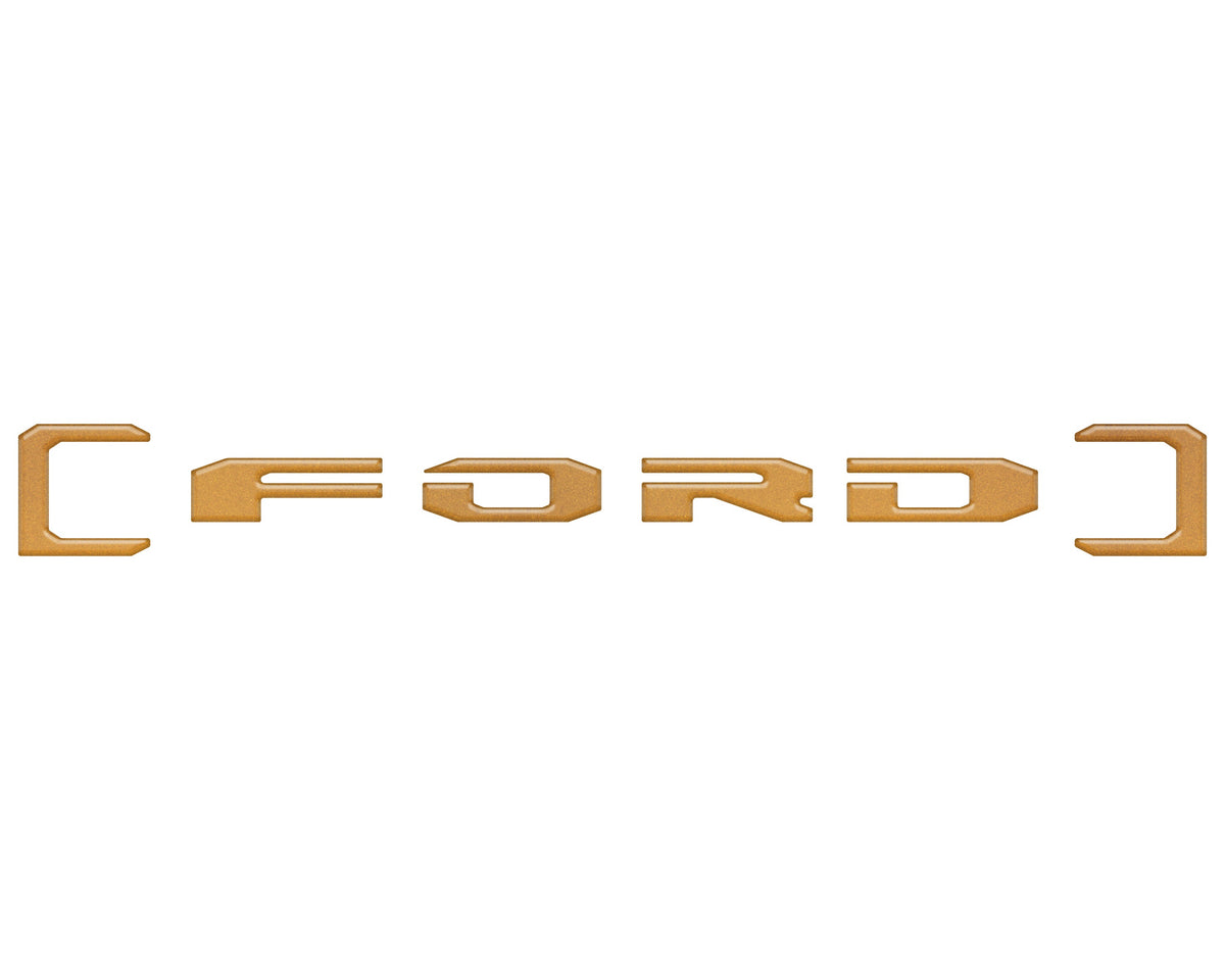 Upper Glove Box Letter Overlays Fits 2023-2027 Ford Super Duty