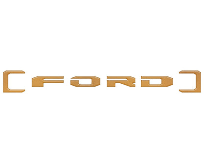 Upper Glove Box Letter Overlays Fits 2023-2027 Ford Super Duty