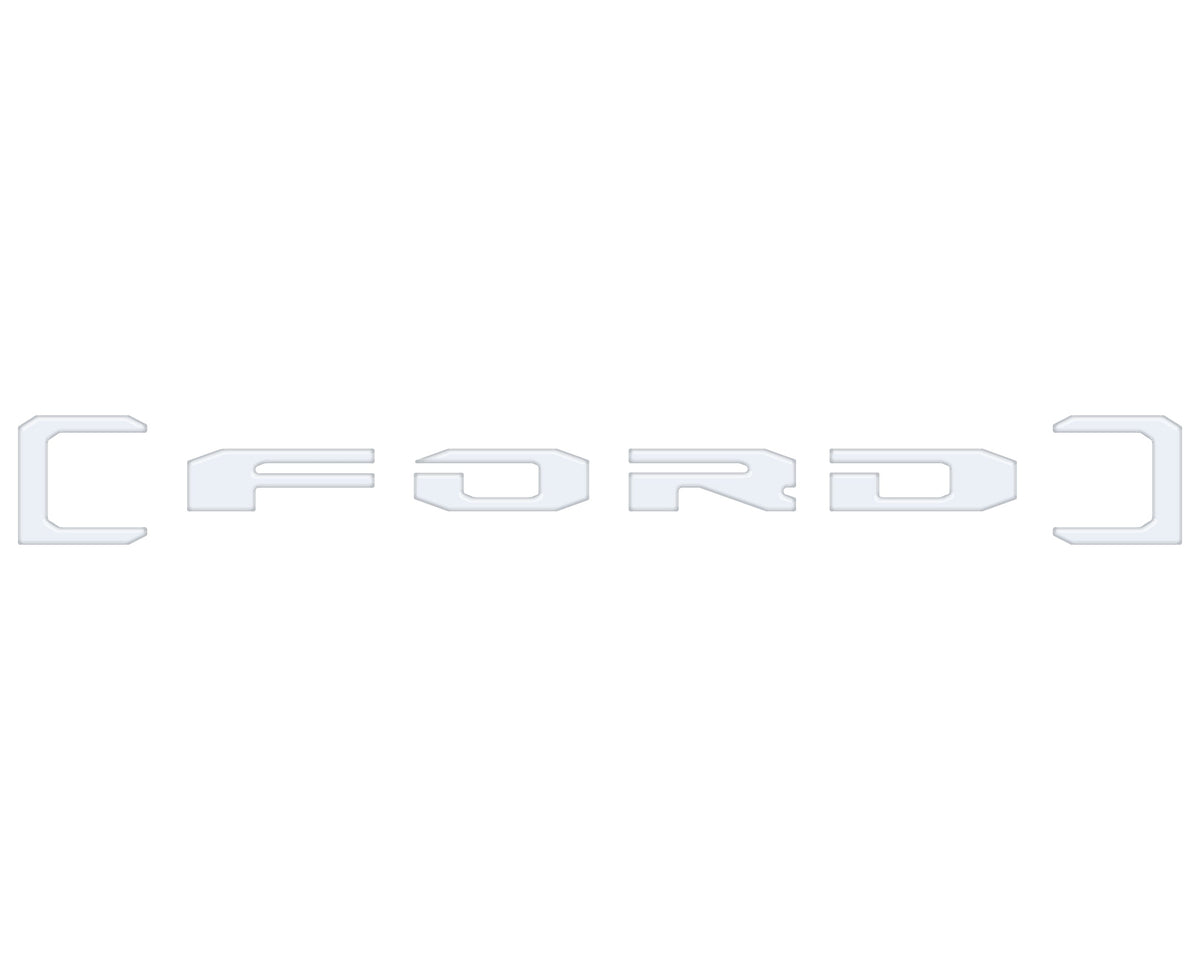 Upper Glove Box Letter Overlays Fits 2023-2027 Ford Super Duty
