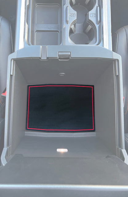 Bucket Seat Center Console Compartment Foam Inserts Fits 2023-2027 Ford Super Duty