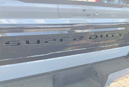 Tailgate Letter Inserts Fits 2025-2027 Ford Super Duty Platinum