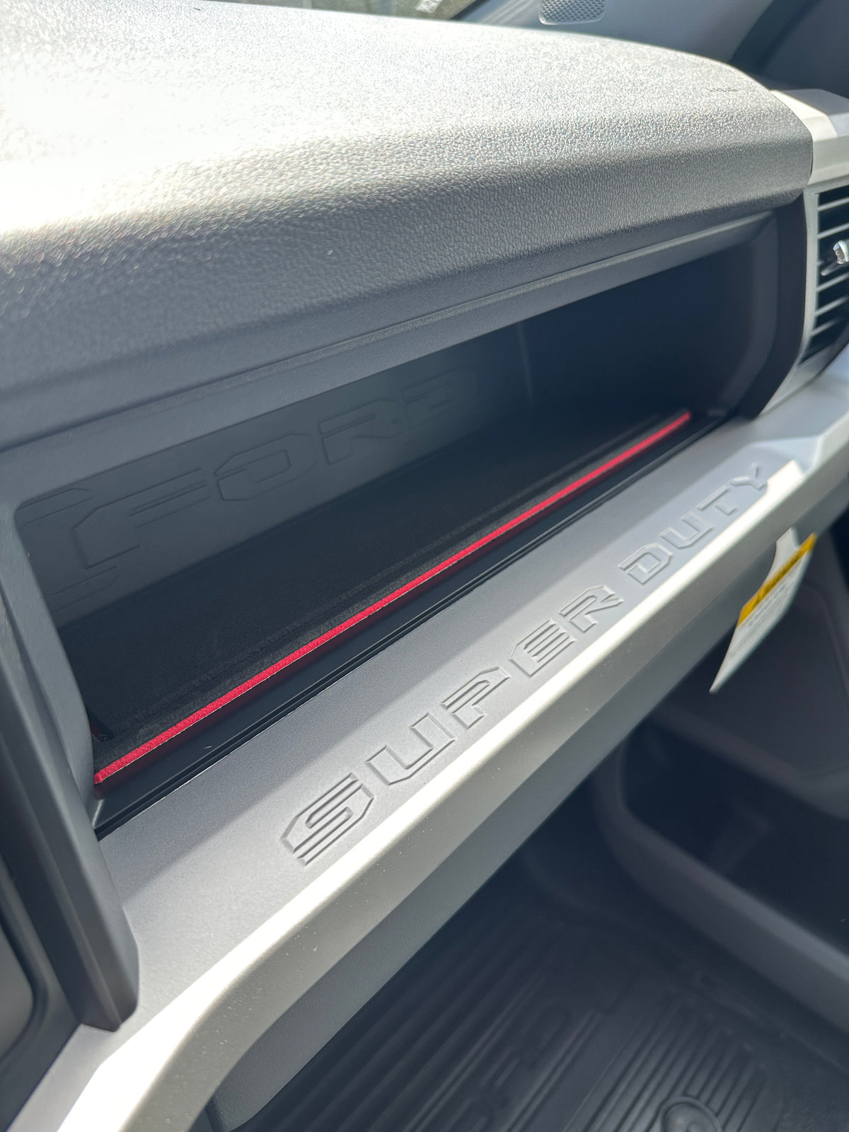 Glovebox Cubby Foam Inserts Fits 2023-2027 Ford Super Duty
