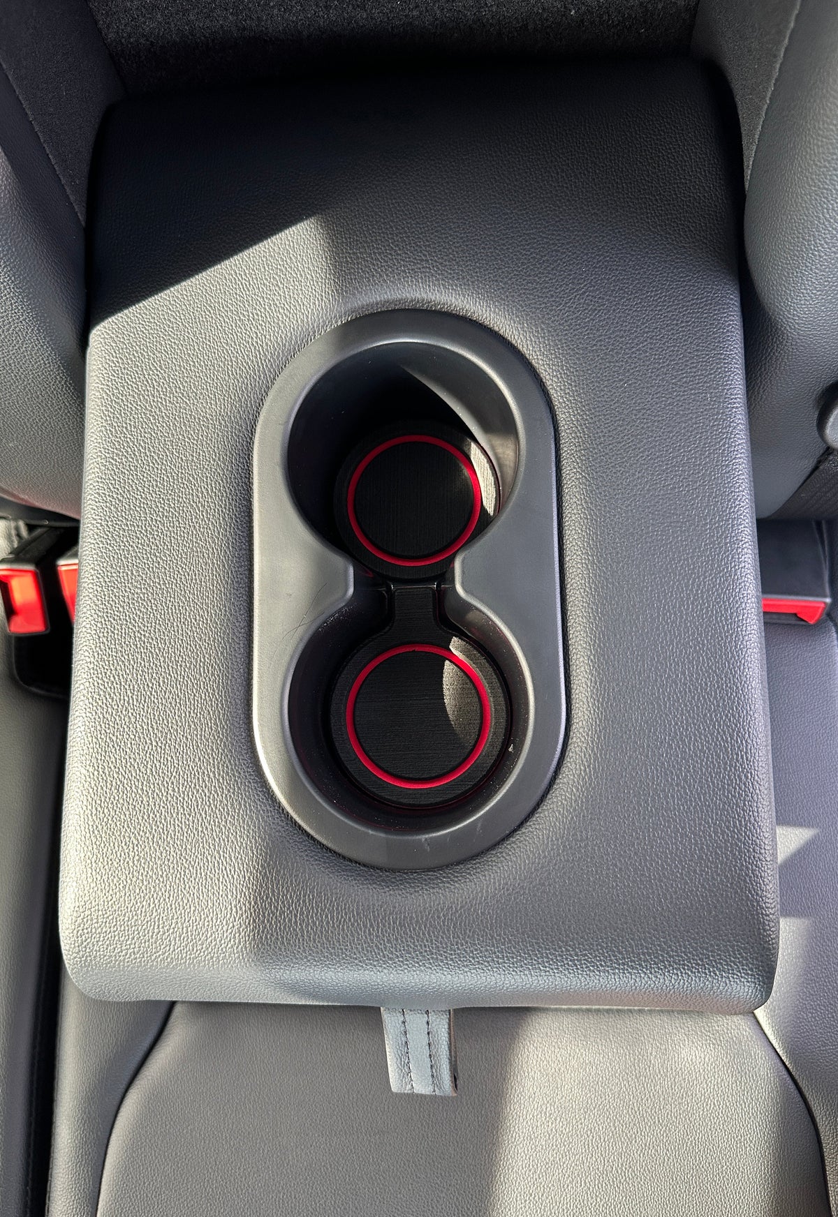 Rear Seat Fold Down Cupholder Foam Inserts Fits 2023-2027 Ford Super Duty