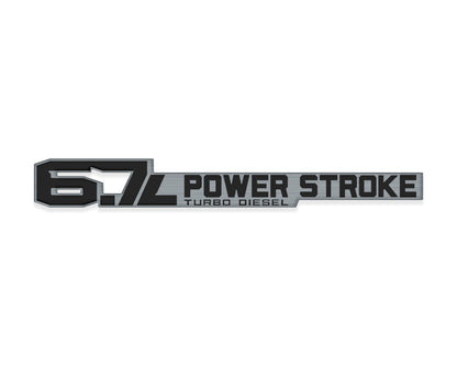 6.7 Power Stroke Badge Fits 2011-2027 Ford Super Duty (Sold as 1)