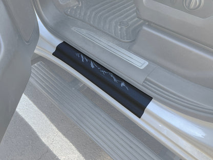 Door Sill Protection Overlays Fits 2014-2026 Chevrolet Silverado + Silverado HD