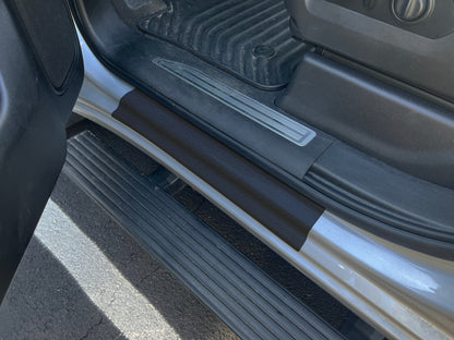 Door Sill Protection Overlays Fits 2014-2026 Chevrolet Silverado + Silverado HD