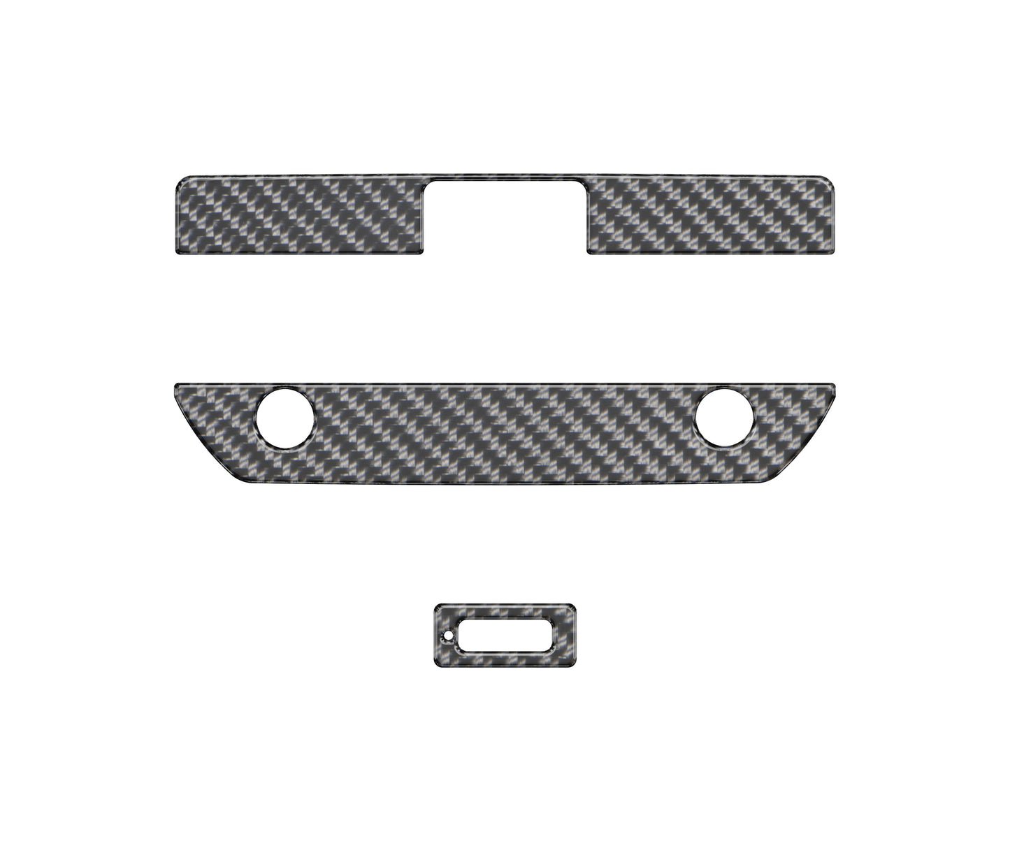 Tailgate Handle Overlays Fits 2019-2024 Chevrolet Silverado