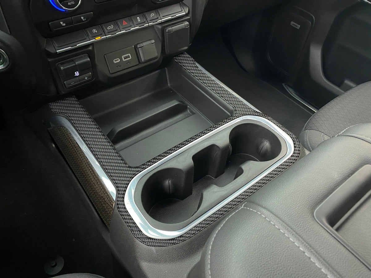 Center Console Accent Overlay Fits 2019-2027 Chevrolet Silverado