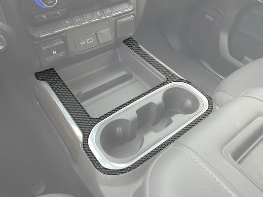 Center Console Accent Overlay Fits 2019-2026 Chevrolet Silverado