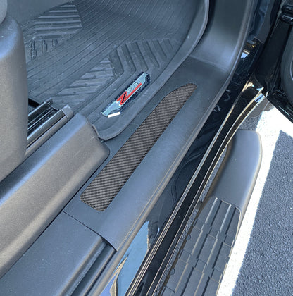 Door Sill Plate Overlays Fits 2019-2026 Chevrolet Silverado