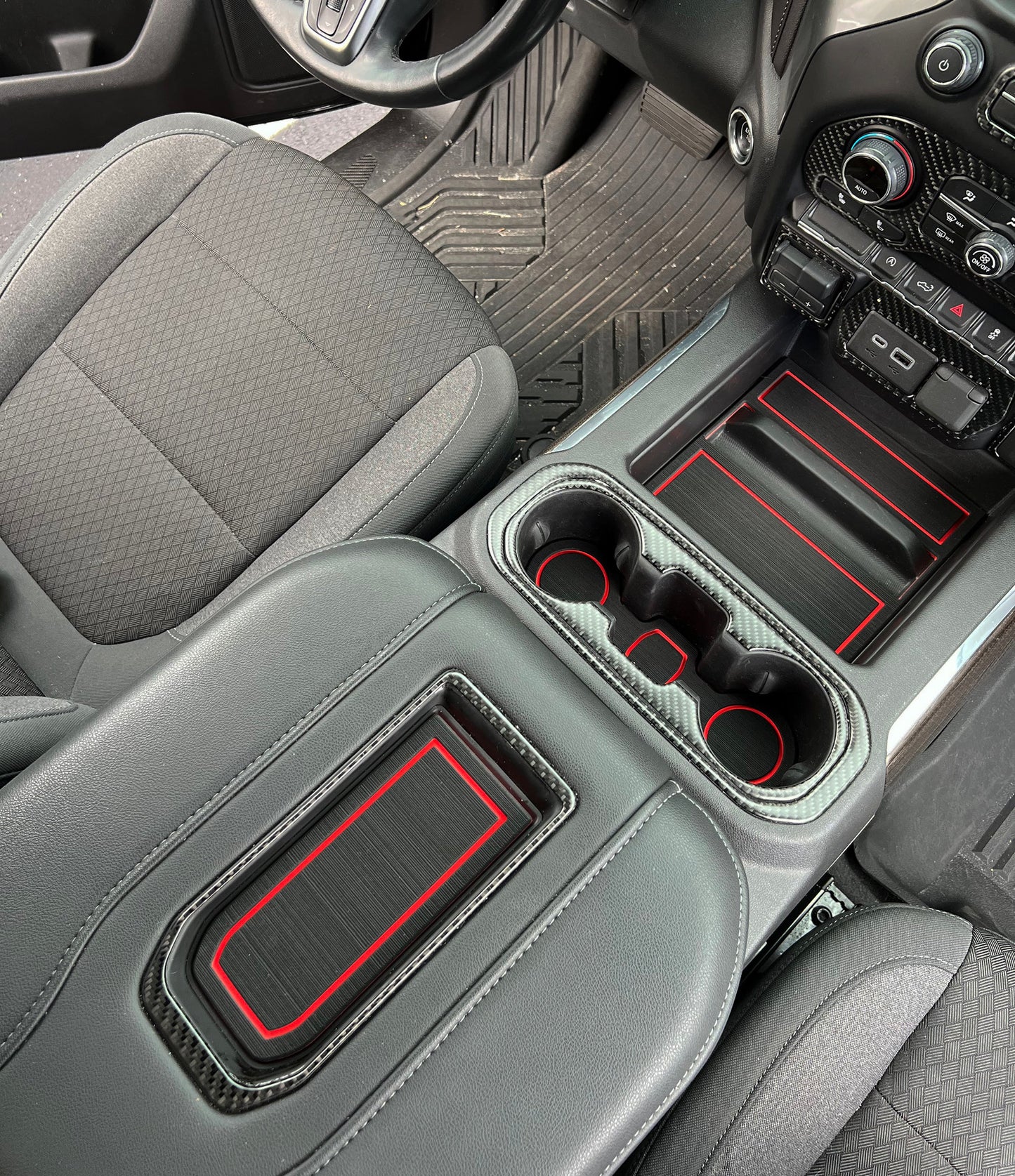 Center Console Foam Inserts Fits 2019-2021 Chevrolet Silverado