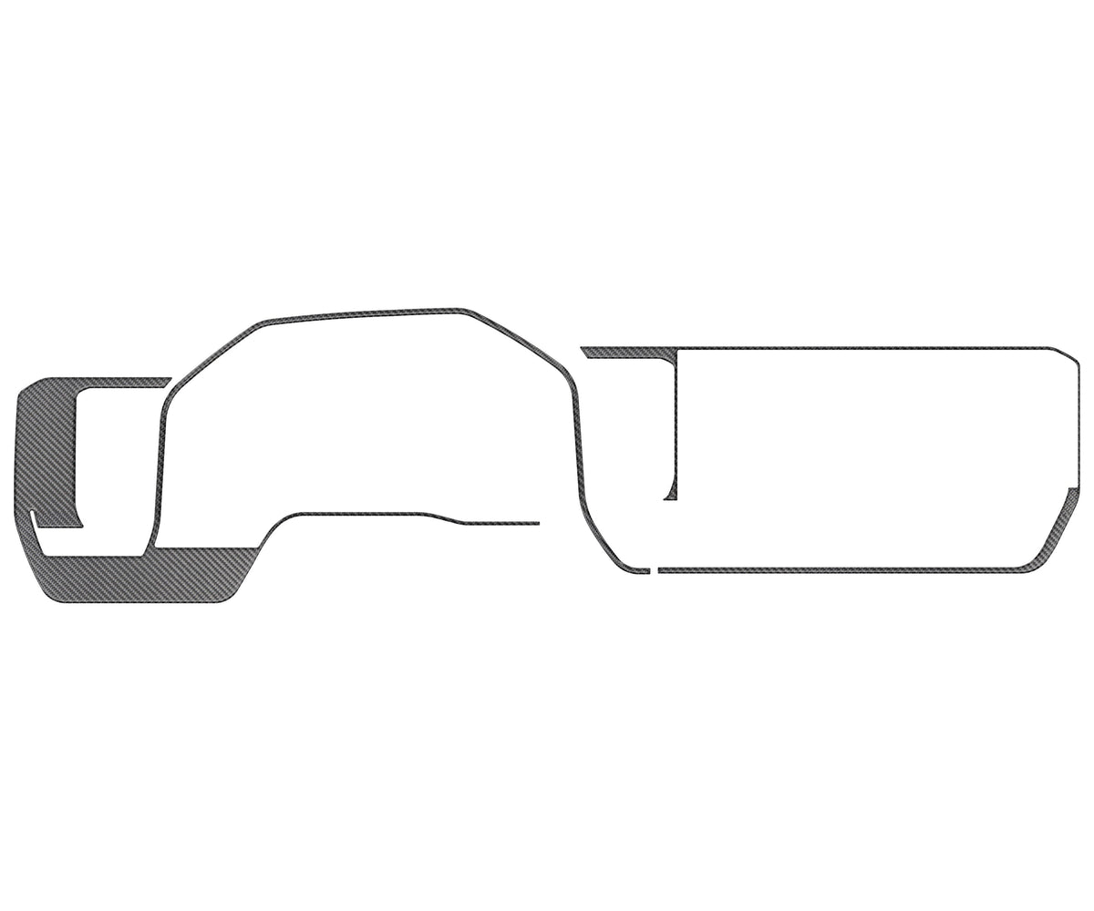 Dash Accent Trim Fits 2022-2027 Chevrolet Silverado