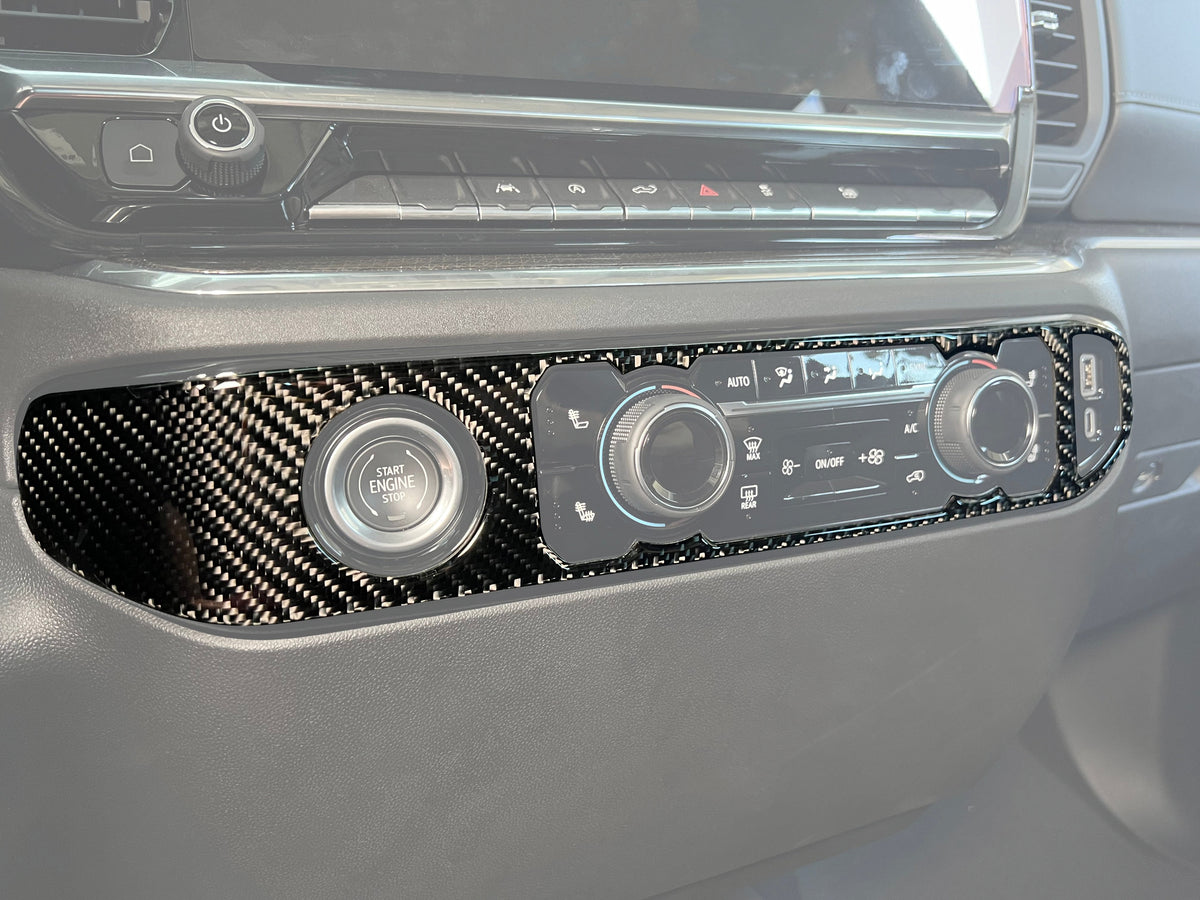 Climate Control Accent Trim Fits 2022-2027 Chevrolet Silverado