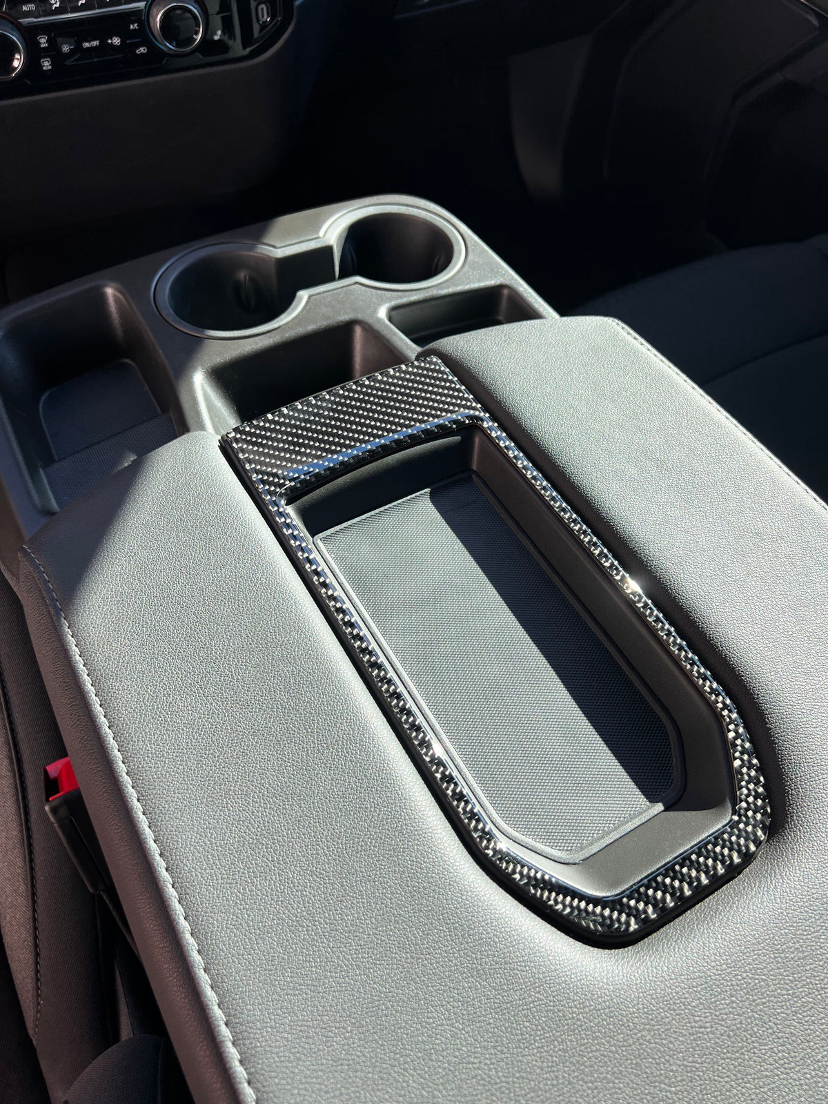 Bench Seat Center Console Upper Accent Trim Fits 2022-2027 Chevrolet Silverado