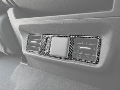 Rear Center Console Accent Trim Fits 2022-2026 Chevrolet Silverado