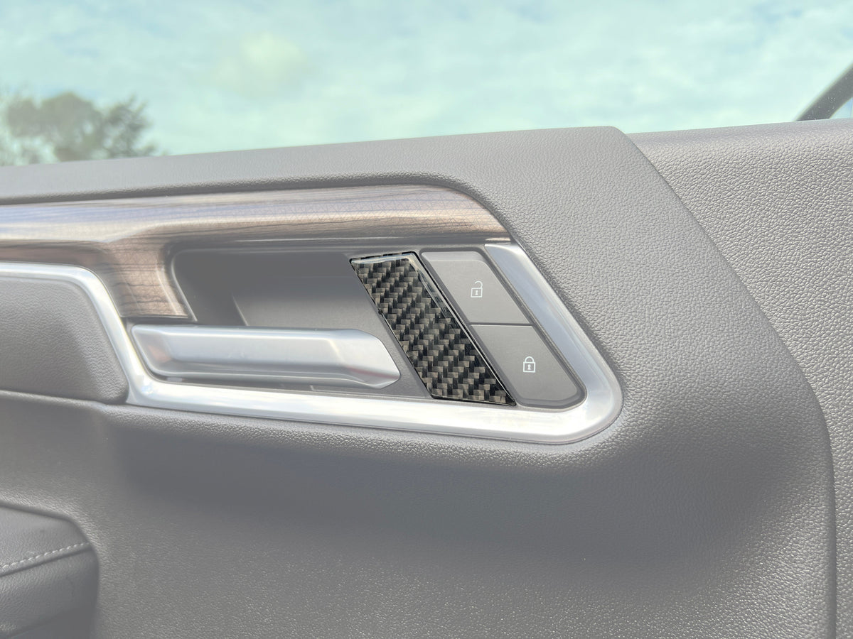 Front Door Handle Accent Trim Fits 2022-2027 Chevrolet Silverado