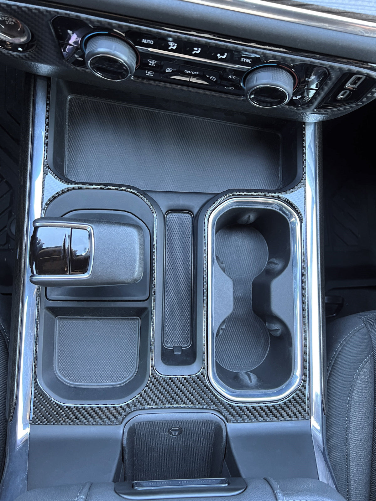 Center Console Lower Accent Trim Fits 2022-2027 Chevrolet Silverado