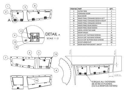 Sprinter Lock Box 170" Wheelbase